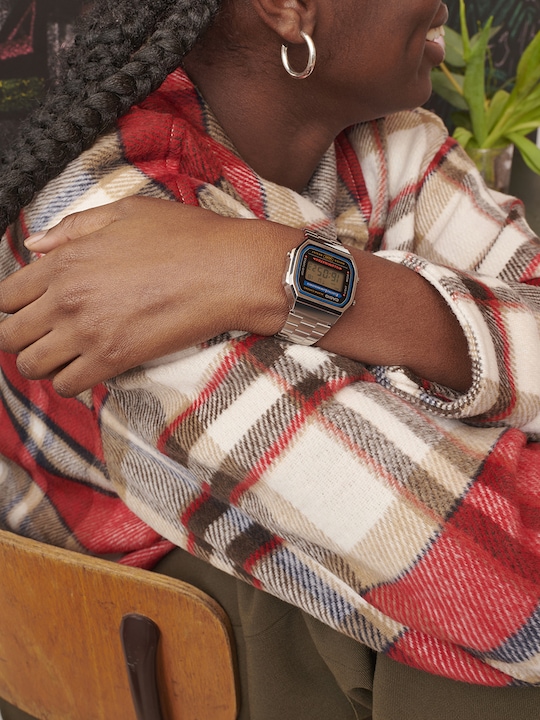 Actual product image Casio Vintage A168wa-1yes (Digital watch, 35 mm)