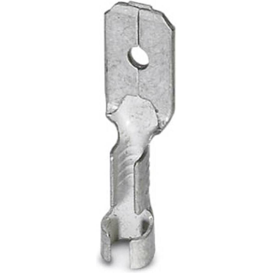 Thumbnail - Phoenix Contact Flachstecker Steckbreite: 6.3 mm Steckdicke: 0.8 mm 180 ° Unisoliert Metall 3240161 100 St., Elektronikk...