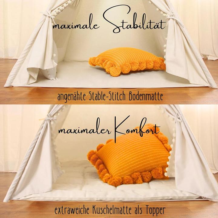 Actual product image Lionherz Tipi Zelt mit Kuschelmatte