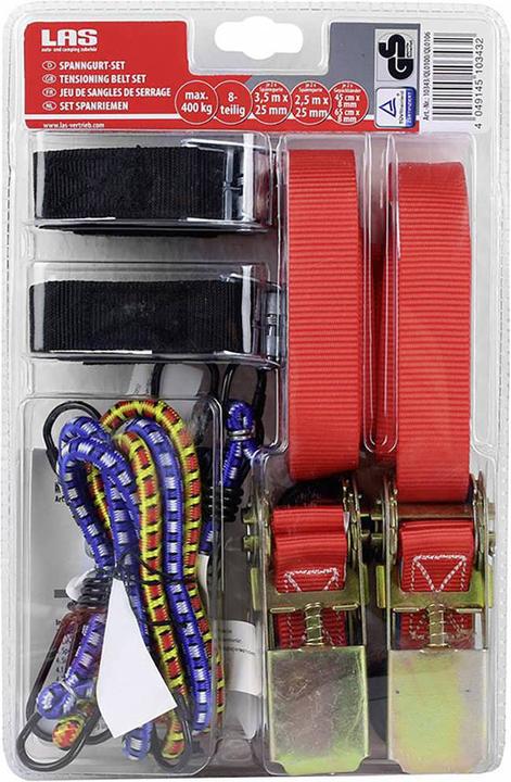 Produktbild LAS Spann und Haltegurt-Set, 8-tlg
