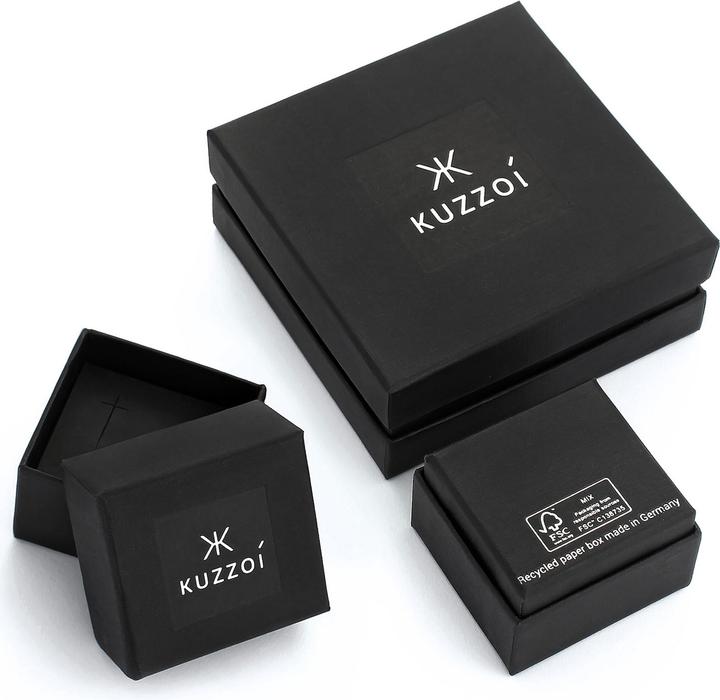 Immagine prodotto Kuzzoi Bracciale di base, attorcigliato (19 cm, Argento 925)