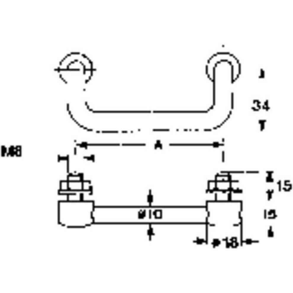 Thumbnail - Mentor 3286.1003 Maniglia per trasporto Cromo L x A 118 34 10 mm 1, Elektronikzubehör + Gehäuse, Grau