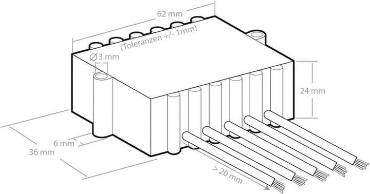 Actual product image Kemo M033N Amplificatore mono Componente sfuso 9 V/DC, 12 V/DC, 18 V/DC, 20 V/DC 18 W