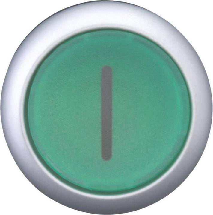 Actual product image Eaton Illuminated PB, flush, green '1