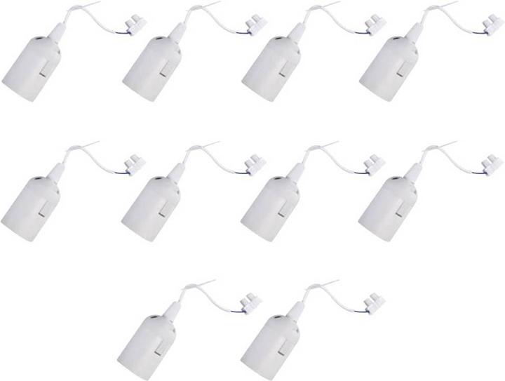 Portalampada 2g7 Houben - Alloggiamento In Plastica Bianca Per Illuminazione Portalampada Houben 2g7