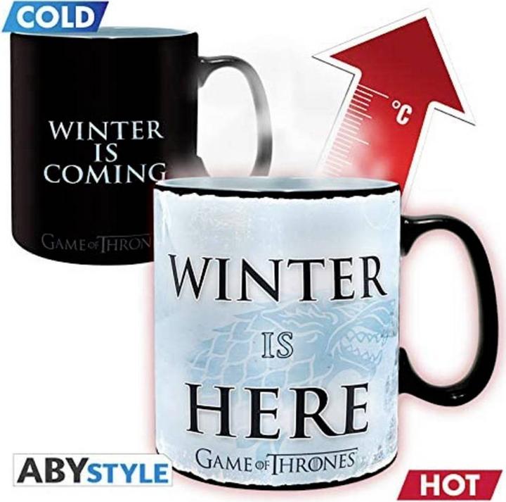 Produktbild No Name Tasse Game of Thrones Winter is here (Thermoeffekt) (460 ml, 1 x)