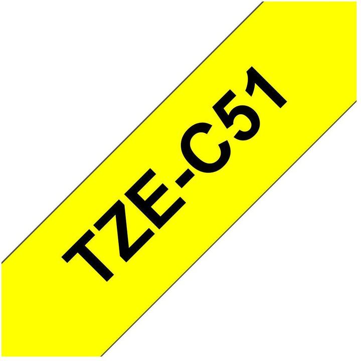 Produktbild Brother Tze-C51 (2.40 cm, Schwarz)