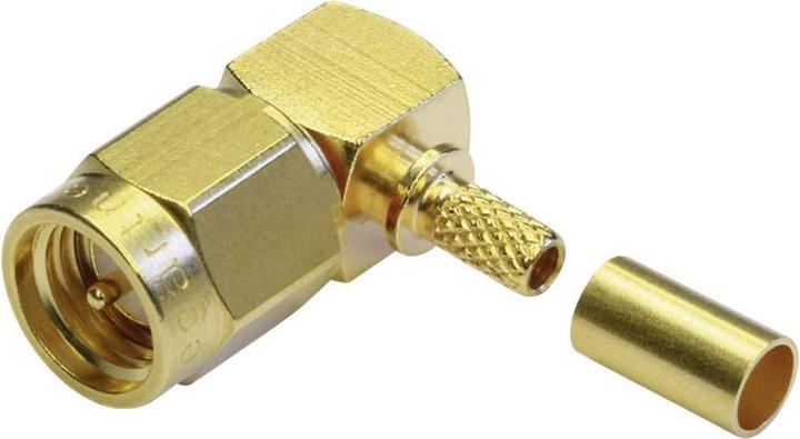 Telegärtner SMA right-angle connector cr AU G1 RG58C/U J01150A0091Z