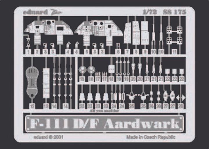 Actual product image Eduard F-111D/F Aardvark