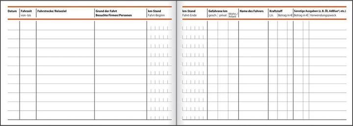 Actual product image Sigel Logbooks for cars (40 x)