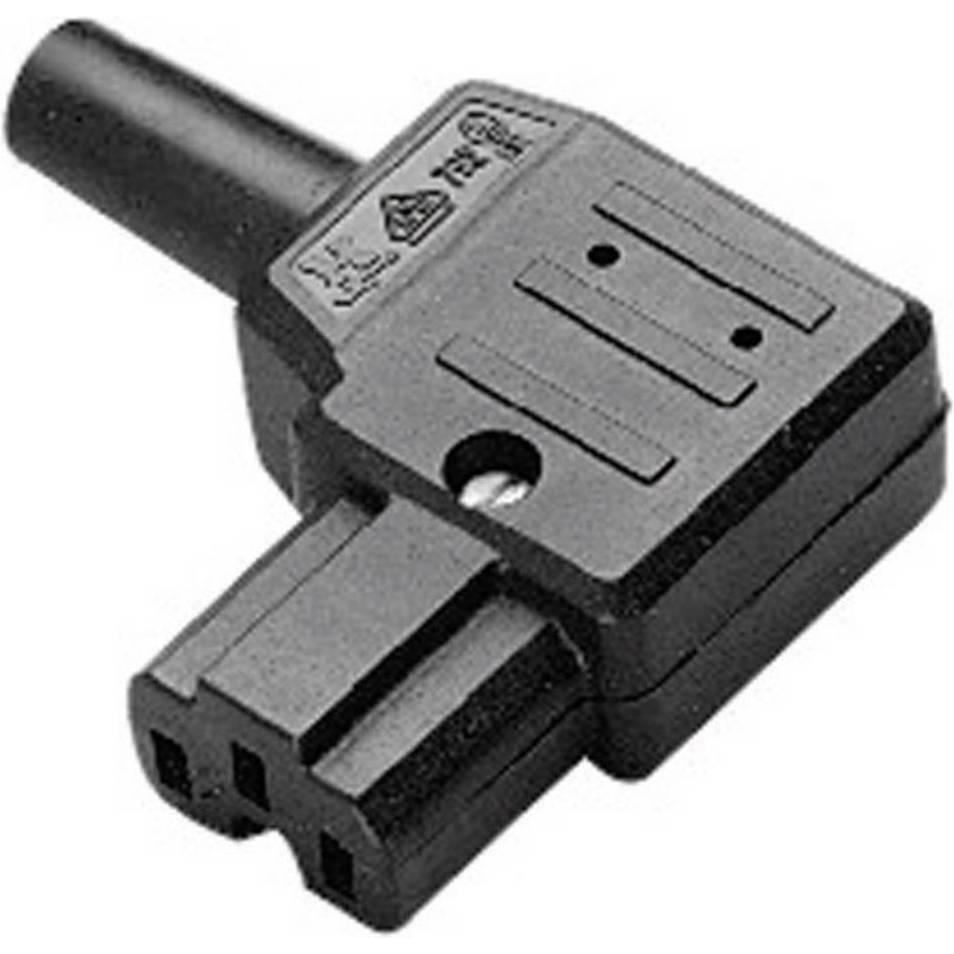 Kaiser Heissgerätedose, Elektronikkabel + Stecker, Schwarz