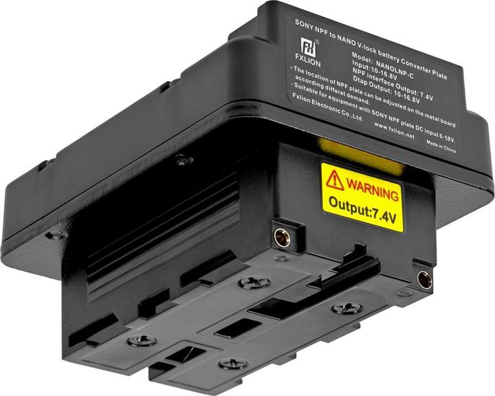 Immagine prodotto Fxlion Nano V-Mount a piastra NP-F (7,4V) (Accessori video vari)