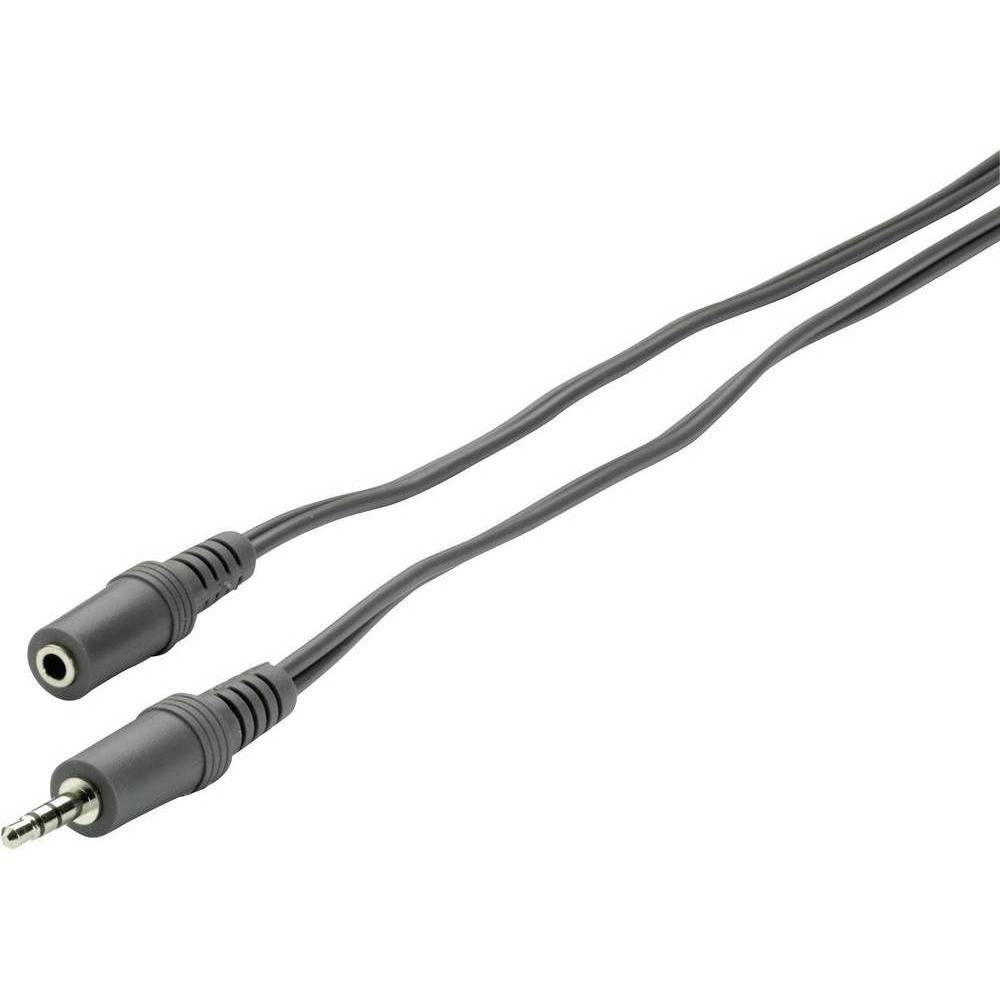 Thumbnail - SpeaKa Professional SpeaKa Klinke Verlängerungskabel Klinkenstecker 3.5 mm Klinkenbuchse 3.5 mm 2 m (2 m, 2.5mm), Audio ...