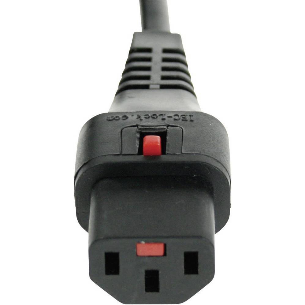 Thumbnail - Kash Netzgeräte-Anschlusskabel, Elektronikkabel + Stecker, Schwarz