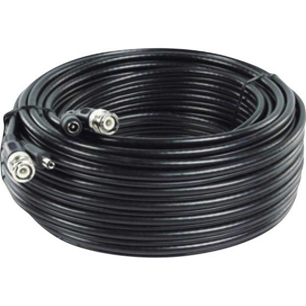 No Name 20 m steckerfertiges RG59-Kabel mit separater Stromleitung für 12 V/DC (Kabel), Netzwerkkamera Zubehör