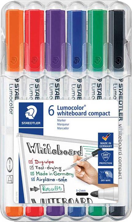 Staedtler Lumocolor (farbsortiert, 2 mm, 6 x)