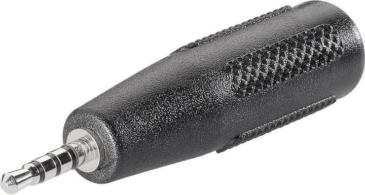 BKL Electronic BKL Klinken-Adapter (Stereo) Klinkenstecker 2.5 mm auf Klinkenbuchse 3.5 mm, 4polig (Klinkenadapter)