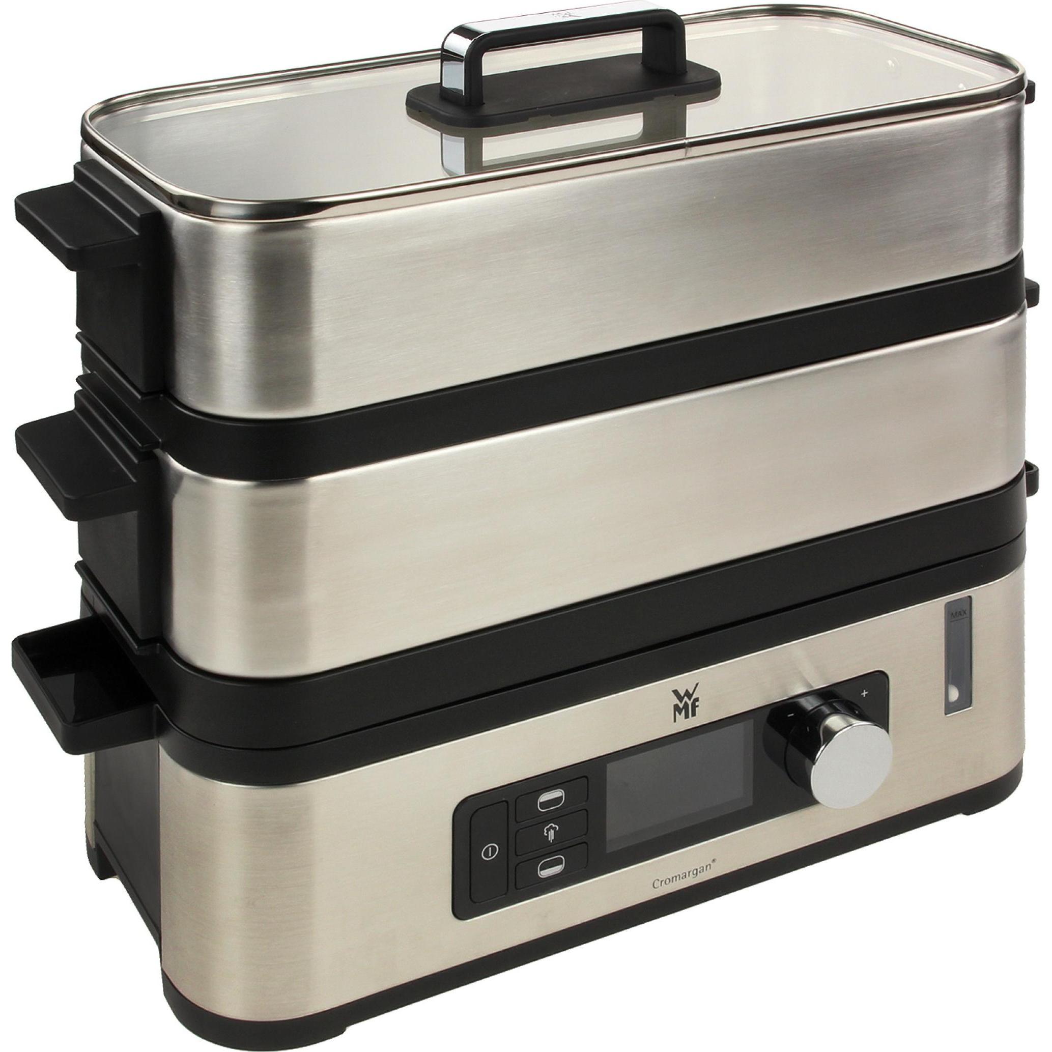 MIUPOO Edelstahl Dampfgarer - 3-teiliges Set Für Gesundes Kochen