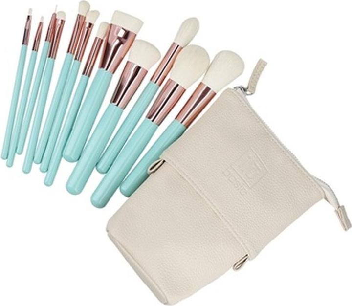 Produktbild Ilu Basic Set 12 Makeup Brushes with Turquoise Bag (Set)