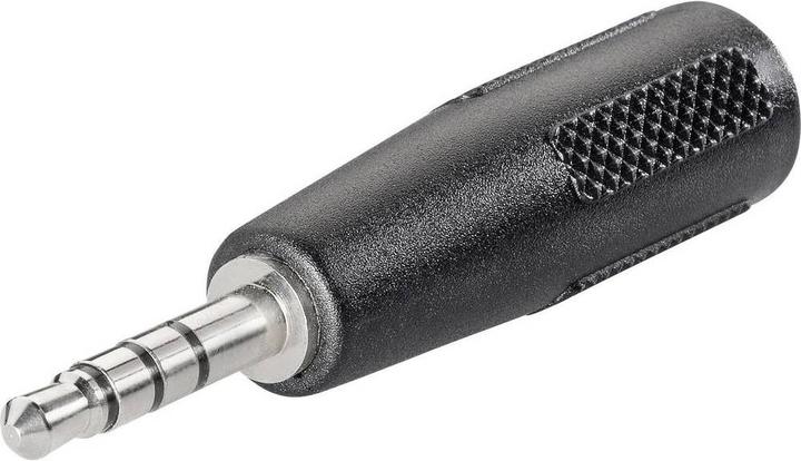 BKL Electronic BKL Klinken-Adapter Klinkenstecker 3.5 mm (4 polig) auf Klinkenbuchse 3.5 mm (Stereo) (Klinkenadapter)