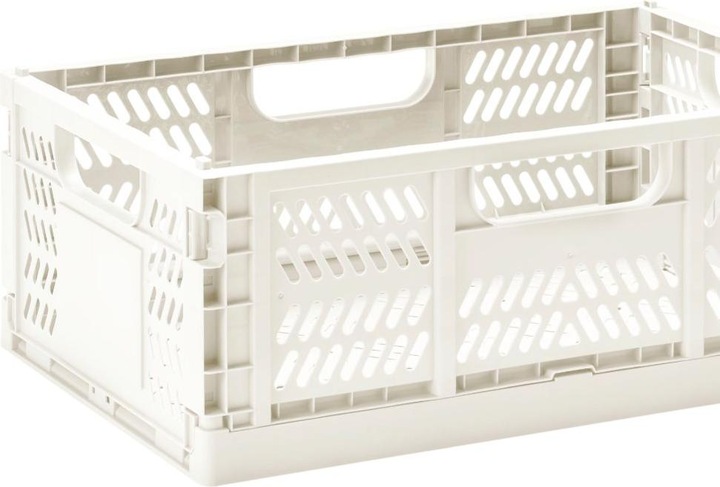 Actual product image 3 Sprouts Folding Crate Large Cream (1 x, 43 x 30 x 18 cm)