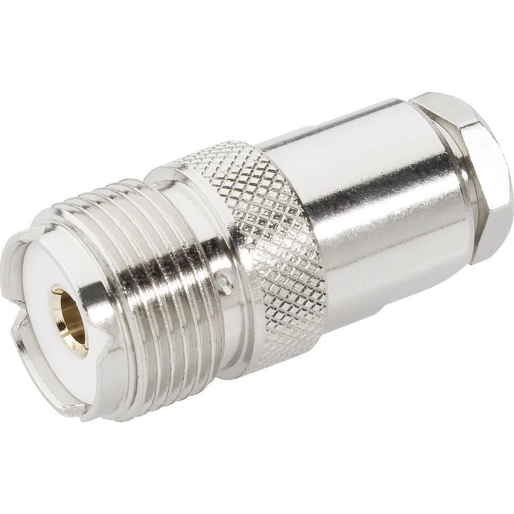 BKL Electronic UHF-Steckverbinder, Elektronikkabel + Stecker, Silber