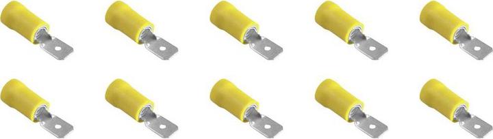 Actual product image No Name Flat plug set 6.3 mm