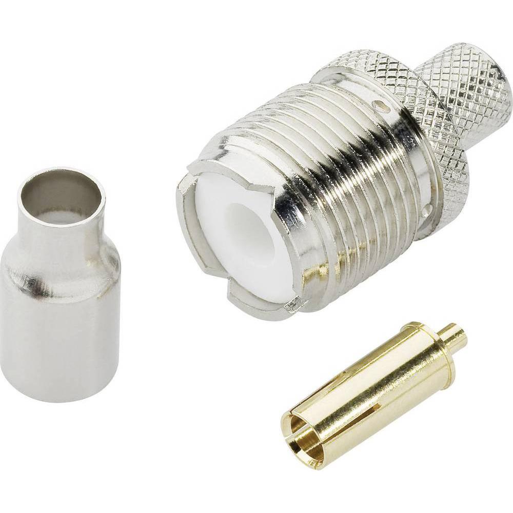 Thumbnail - BKL Electronic UHF-Steckverbinder, Elektronikkabel + Stecker, Silber