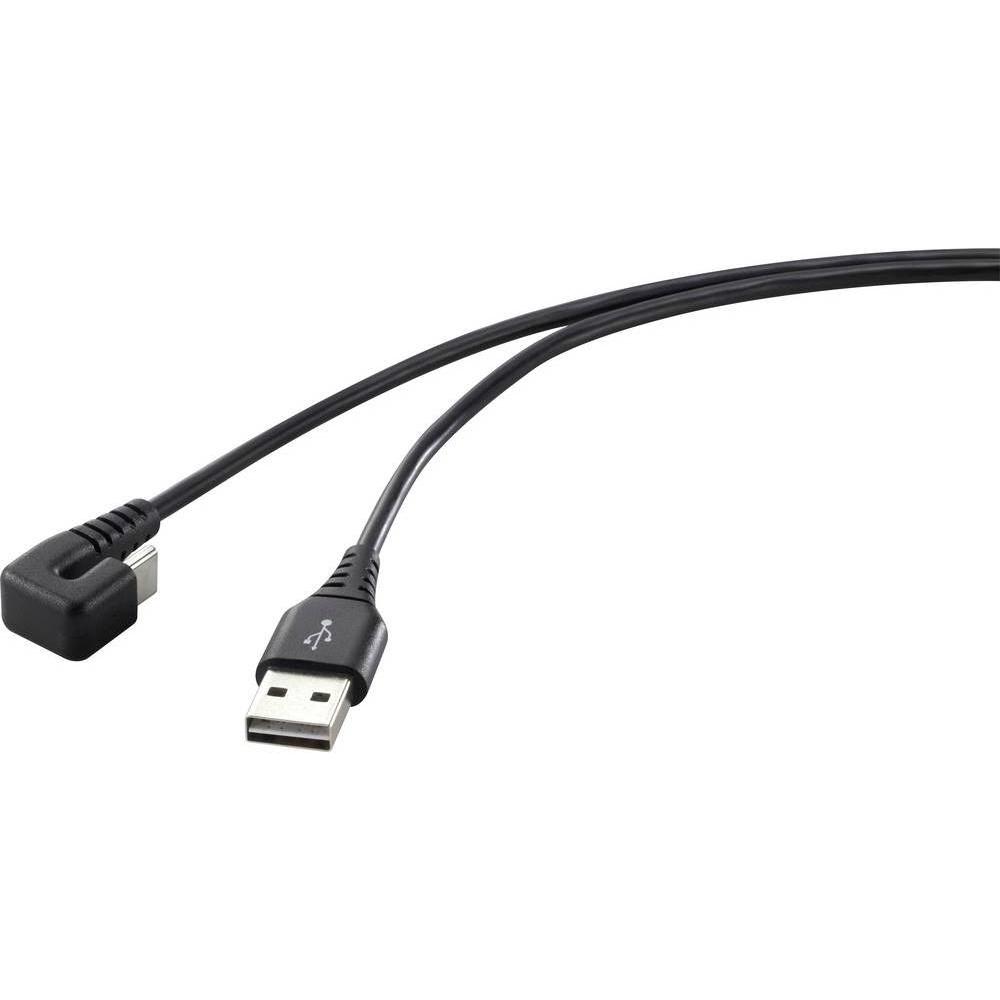 Renkforce USB 2.0, Telefon (analog) Anschlusskabel (1x USB 2.0 Stecker A (1 m, USB 2.0), USB Kabel