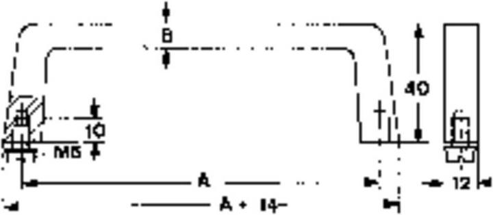 Actual product image Mentor Handles for slide-in technique (Housing)