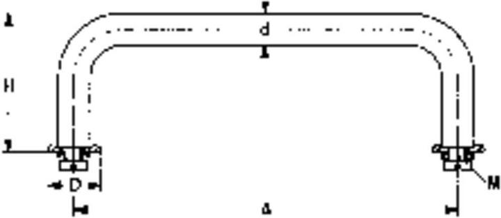 Actual product image Mentor Measuring instrument handle chrome-plated (Various)