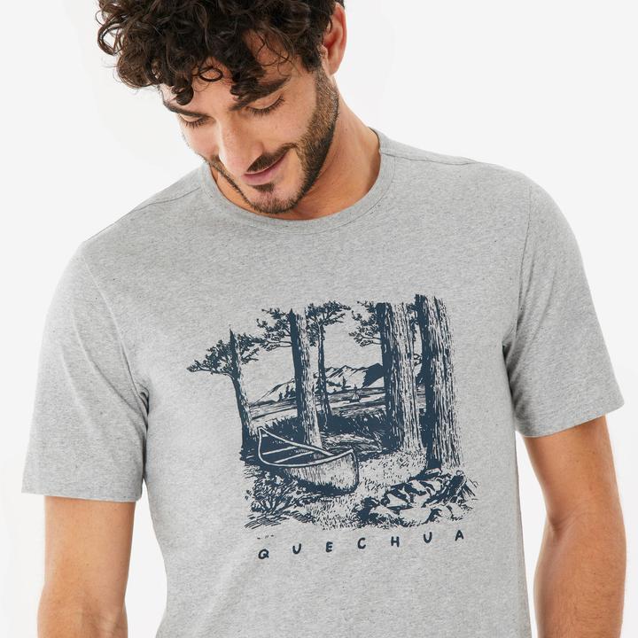 Produktbild Quechua T-Shirt Herren Wandern - NH100 grau (S)