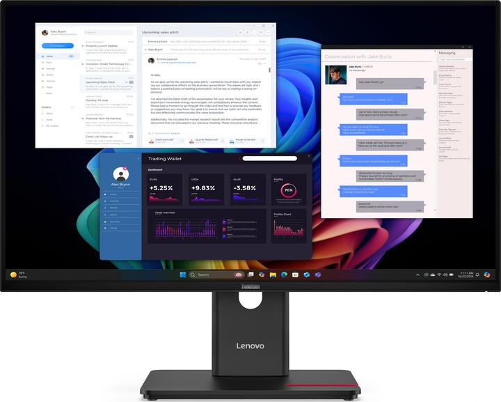 Produktbild Lenovo ThinkVision T27UD-40 (3840 x 2160 Pixel, 27")