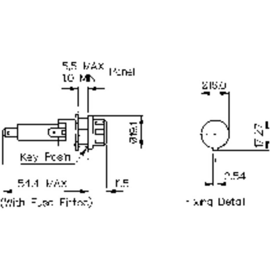 Thumbnail - Bulgin, Sicherung, Sicherungshalter (Feinsicherung, 13 A)