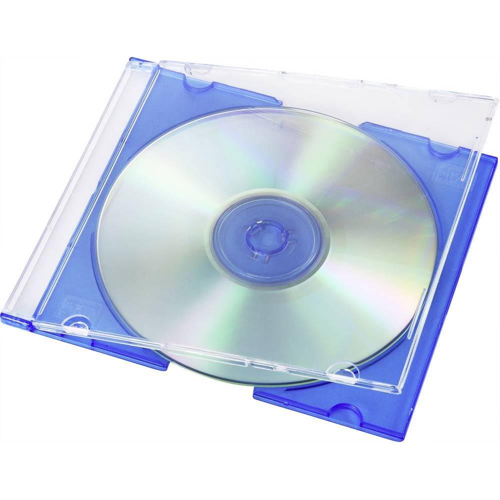 Thumbnail - Basetech CD Hülle 1 CD/DVD/Blu-Ray Kunststoff Blau, Standard-Grün (seidenmatt), Orange, Pink, Purpur 1 St...., Optische ...