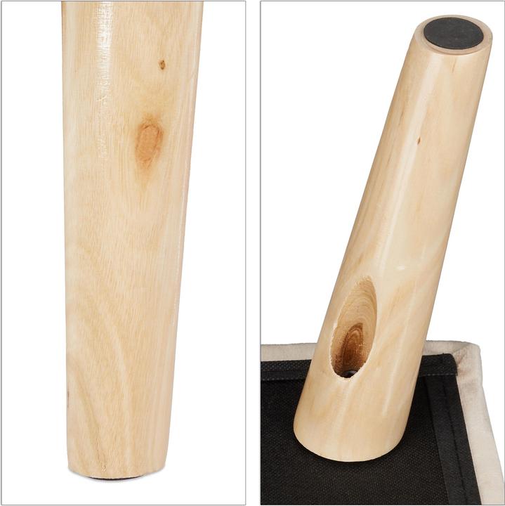 Image du produit Relaxdays Tabouret velours