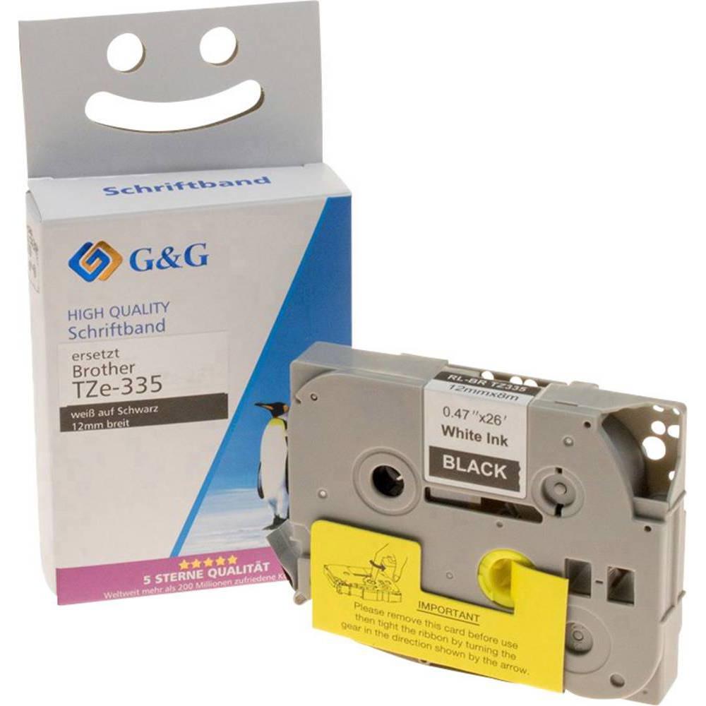 G&G, Beschriftungsband, Beschriftungsband ersetzt TZe-335 (1.20 cm, Schwarz)