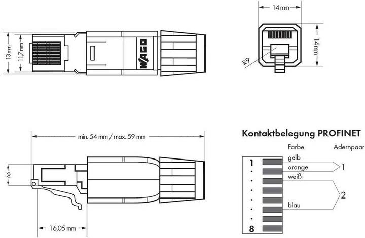 Produktbild Wago SPS-Steckverbinder