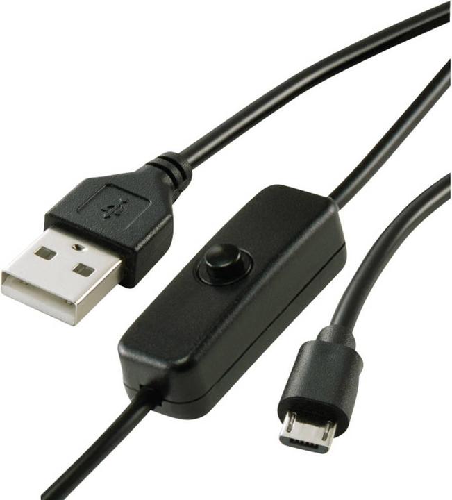 Actual product image Renkforce Power Cable Raspberry Pi (1x USB 2.0 Plug A