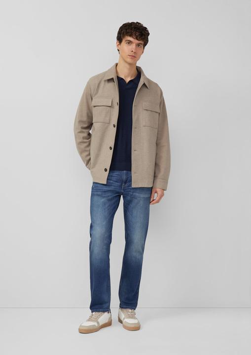 Image du produit s.Oliver Strickpullover Baumwoll-Strickpullover mit Polokragen (L)