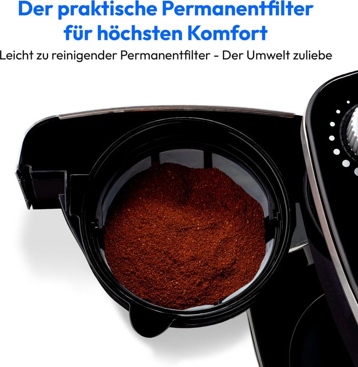 Produktbild Medion Kaffeemaschine mit Mahlwerk MD 19899 (EU-Stecker)