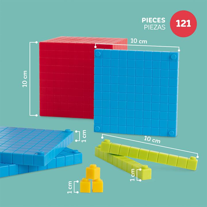 Produktbild Miniland Activity Base 10 Box (121 Teile)