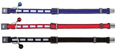 Productafbeelding Trixie Halsband Kat Safer Life Fluweel Reflecterend Assorti (Kat, Algemeen)