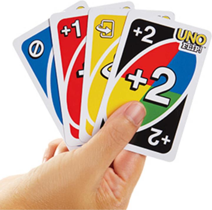 Actual product image Mattel Games Uno Flip (Multilingual)