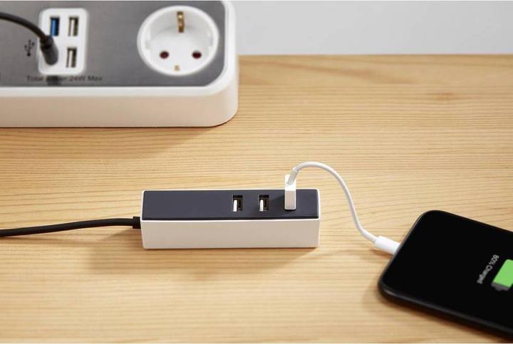 Actual product image Voltcraft VC-11374060 USB charging station Output current (max.) 3.1 A 3 x USB (15.50 W)