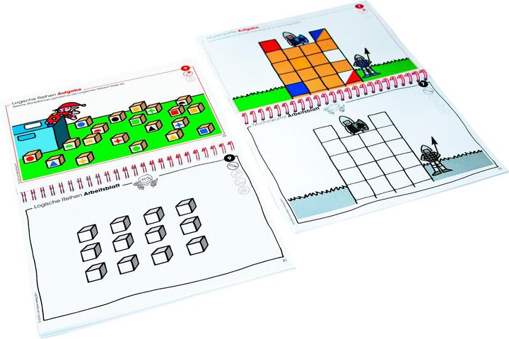 Actual product image The Nikitin material. N8 Logical rows (German, 4 - 8.25 years)