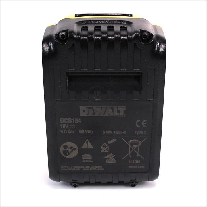 Actual product image DeWalt DCB 184 Battery 18 V 5 Ah / 5000 mAh XR Li-Ion (18 V)