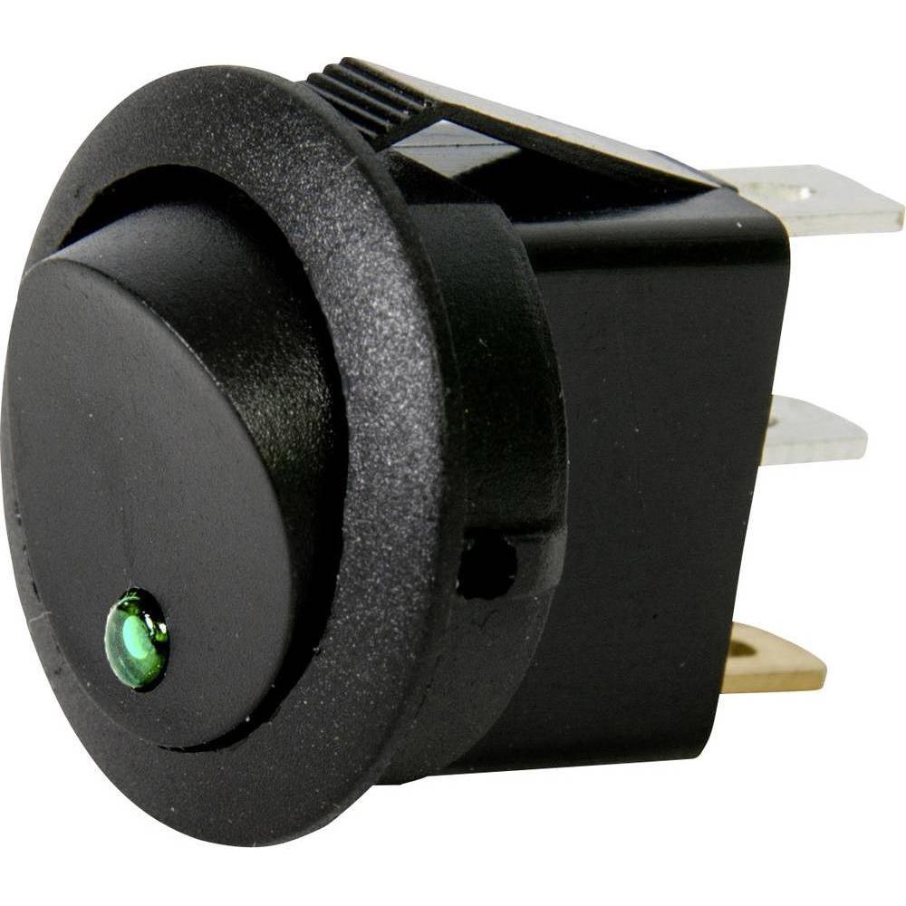 HP Autozubehör Wippschalter Mini Leuchte, Taster + Schalter, Schwarz