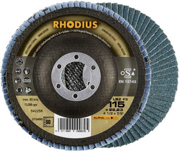 Actual product image Rhodius LSZ F3 serrated lock washer 115 x 22.23 - K60 (60)