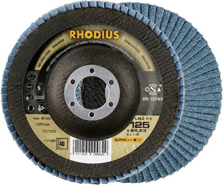 Actual product image Rhodius LSZ F3 serrated lock washer 115 x 22.23 - P40 (40)